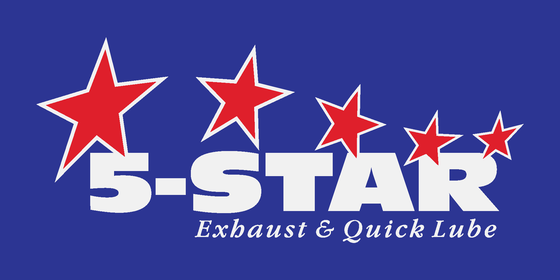 5 Star Exhaust & Quick Lube Logo Vector Logo